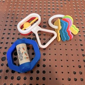 Lot of Vintage baby toys